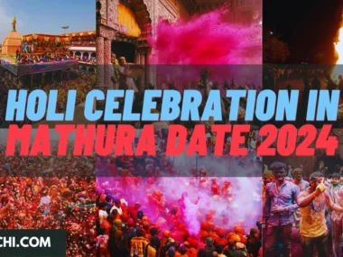 holi celebration in mathura