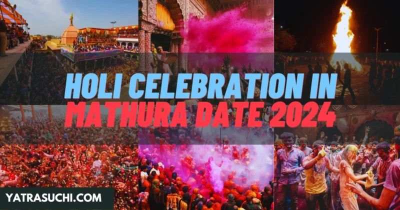 holi celebration in mathura