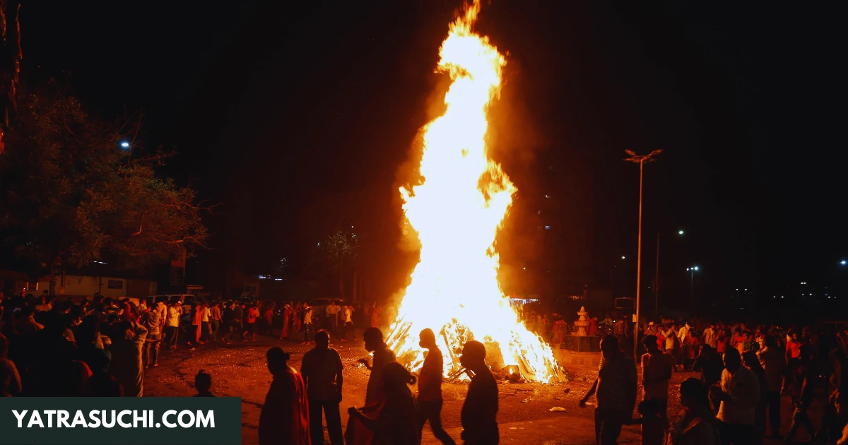 holika dahan in mathura