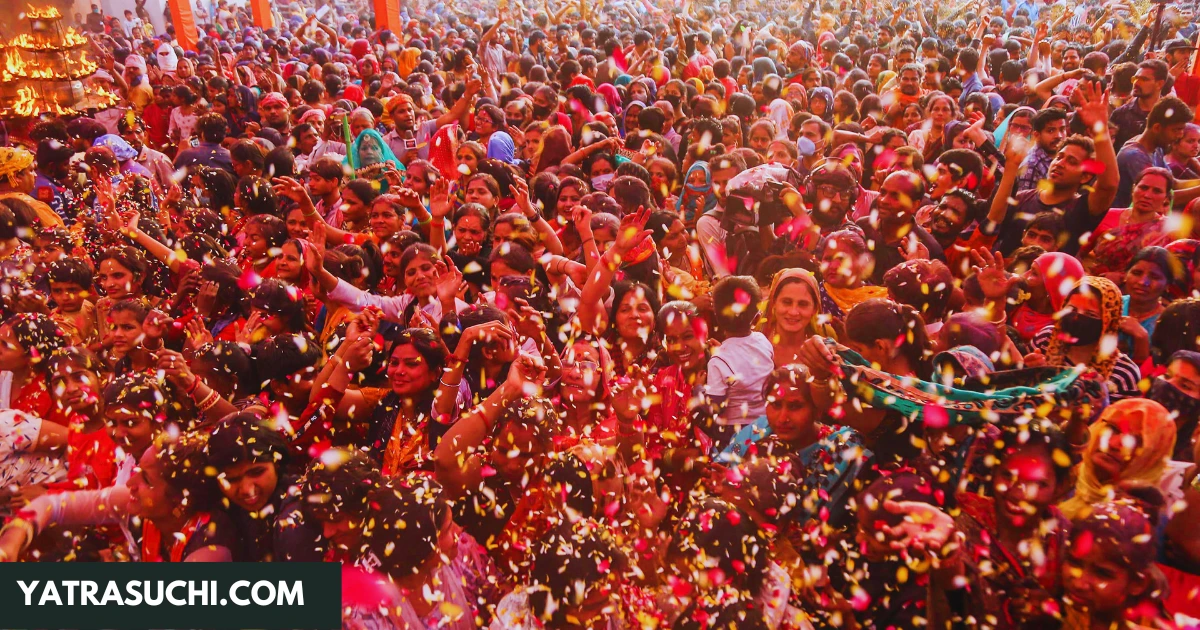 phoolon wali holi vrindavan